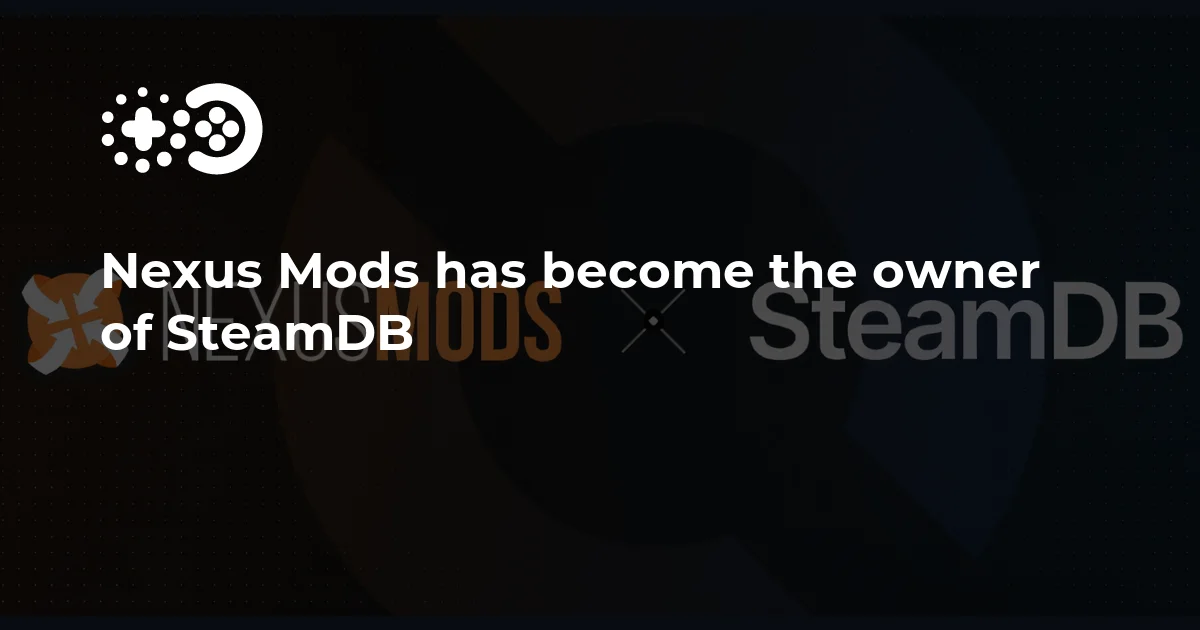 Nexus Mods has become the owner of SteamDB