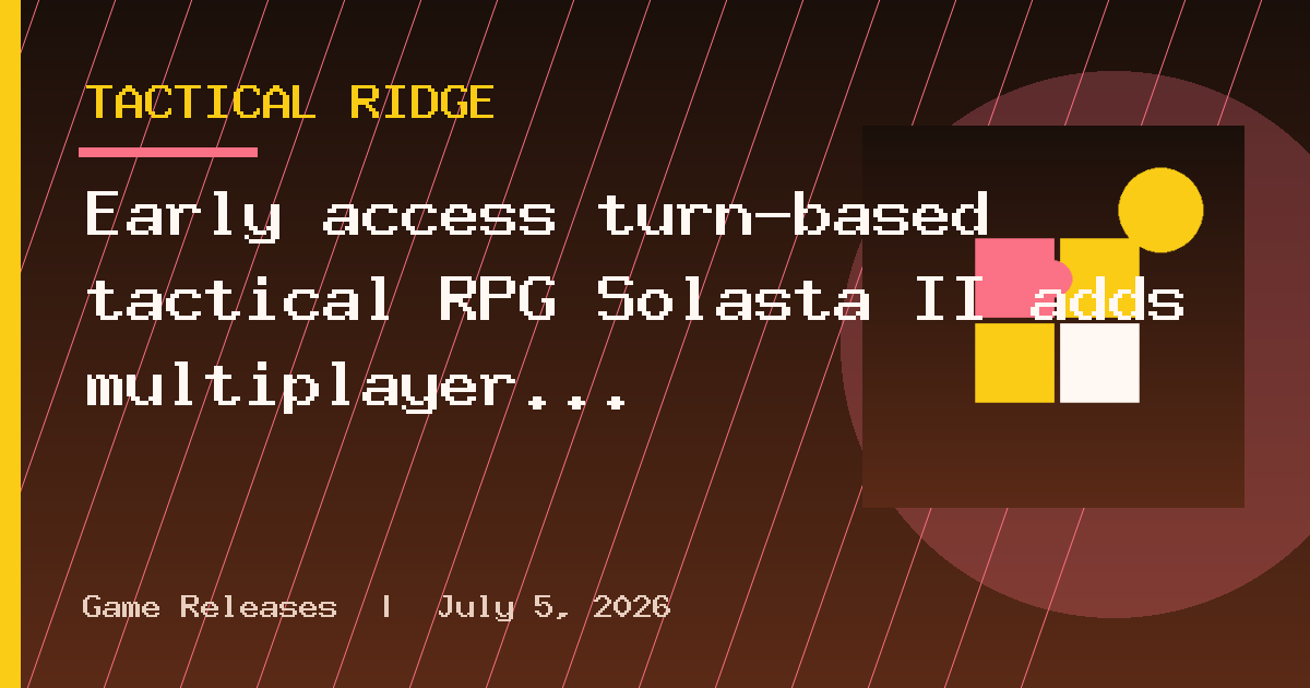 Early access turn-based tactical RPG Solasta II adds multiplayer functionality