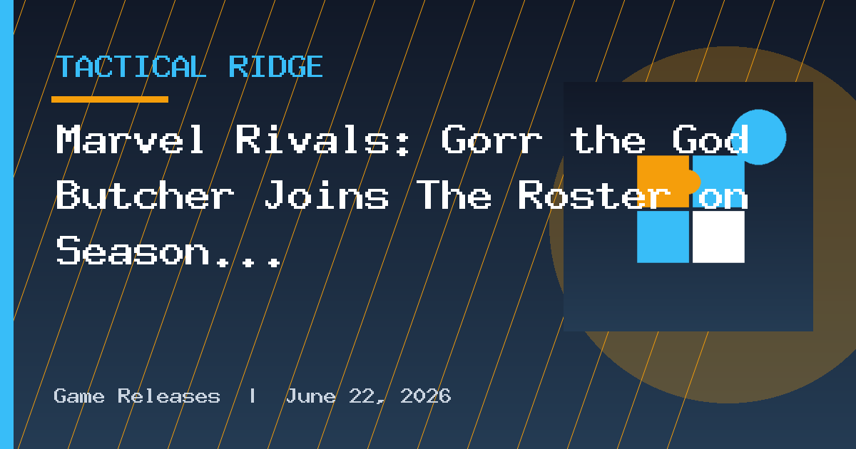 Marvel Rivals: Gorr the God Butcher Joins The Roster on Season 10