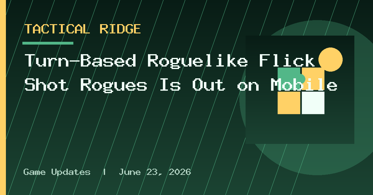 Turn-Based Roguelike Flick Shot Rogues Is Out on Mobile